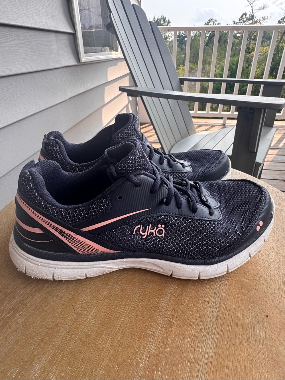 Ryka Destiny 2 Women’s 8.5M Navy Pink Cross Training Athletic Shoes